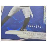 Lot of 2 Numbered Football Cards Featuring Davante Adams and Russell Wilson Lot of 2 Numbered Football Cards Featuring Davante Adams and Russell Wilson