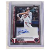 Alan Roden Rookie 2025 Topps Chrome Auto #AC-AR - Minnesota Twins Baseball Card Alan Roden Rookie 2025 Topps Chrome Auto #AC-AR - Minnesota Twins Baseball Card