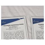 Lot of 5 Numbered Tennis Refractors Featuring Pablo Andujar, John Newcombe, Thiago Seyboth Wild, Alejandro Davidovich Fokina, and Charles Pasarell Lot of 5 Numbered Tennis Refractors Featuring Pablo Andujar, John Newcombe, Thiago Seyboth Wild, Alejandro Davidovich Fokina, and Charles Pasarell