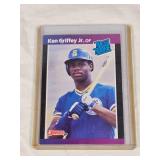 Ken Griffey Jr. Rookie 1988 Donruss Rated Rookie #33 - Seattle Mariners Baseball Card Ken Griffey Jr. Rookie 1988 Donruss Rated Rookie #33 - Seattle Mariners Baseball Card