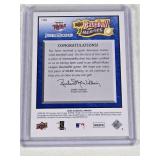 Justin Morneau 2008 Upper Deck Baseball Heroes Game Used Relic and Numbered #35/50 - Minnesota Twins Baseball Card Justin Morneau 2008 Upper Deck Baseball Heroes Game Used Relic and Numbered #35/50 - Minnesota Twins Baseball Card