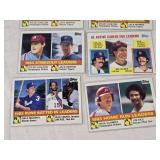Lot of 15 1984 Leaders Vintage Baseball Cards Featuring Leaders and Notable Players Lot of 15 1984 Leaders Vintage Baseball Cards Featuring Leaders and Notable Players