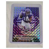 Justin Jefferson 2022 Panini Mosaic Silver Mosaic Prizm Epic Performers #EP-JJ - Minnesota Vikings Football Card Justin Jefferson 2022 Panini Mosaic Silver Mosaic Prizm Epic Performers #EP-JJ - Minnesota Vikings Football Card