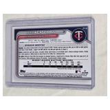 Luke Keaschall 2024 Bowman Chrome Green Refractor #BCP-122 - Minnesota Twins Baseball Card Luke Keaschall 2024 Bowman Chrome Green Refractor #BCP-122 - Minnesota Twins Baseball Card