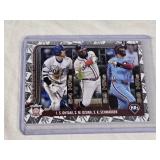 Shohei Ohtani, Ozuna, Schwarber 2025 Topps National League Home Run Leaders Foil #144 Shohei Ohtani, Ozuna, Schwarber 2025 Topps National League Home Run Leaders Foil #144