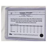 Anthony Edwards 2025 Topps Chrome Prism Refractor #77 - Minnesota Basketball Card Anthony Edwards 2025 Topps Chrome Prism Refractor #77 - Minnesota Basketball Card