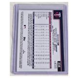 Brooks Lee Rookie 2025 Topps Chrome Lava Refractor #234 - Minnesota Twins Baseball Card Brooks Lee Rookie 2025 Topps Chrome Lava Refractor #234 - Minnesota Twins Baseball Card