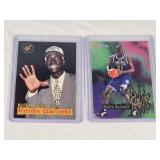 Lot of 2 Kevin Garnett Rookie Cards Including Topps Stadium Club and NBA Hoops. Lot of 2 Kevin Garnett Rookie Cards Including Topps Stadium Club and NBA Hoops.