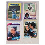 Lot of 4 Rod Carew Baseball Cards from Twins and Angels. Lot of 4 Rod Carew Baseball Cards from Twins and Angels.