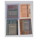 Lot of 4 Rod Carew Baseball Cards from Twins and Angels. Lot of 4 Rod Carew Baseball Cards from Twins and Angels.