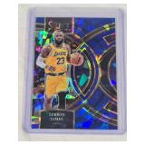 LeBron James 2023-24 Panini Select Prizm Blue Cracked Ice #135 - Los Angeles Lakers Basketball Card LeBron James 2023-24 Panini Select Prizm Blue Cracked Ice #135 - Los Angeles Lakers Basketball Card