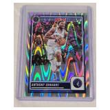 Anthony Edwards 2023-24 Panini NBA Hoops Laser Refractor Prizm #87 - Minnesota Timberwolves Basketball Card Anthony Edwards 2023-24 Panini NBA Hoops Laser Refractor Prizm #87 - Minnesota Timberwolves Basketball Card