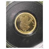 2013 AUSTRALIAN KOALA HALF GRAM .9999 FINE GOLD
