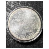 1 TROY OZ .999 FINE SILVER ROUND IN AIRTITE