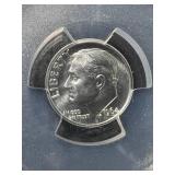 1964 US PROOF ROOSEVELT DIME PCGS PF67