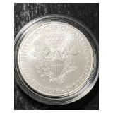 2008 AMERICAN SILVER EAGLE 1 TROY OZ .999 FINE SILVER IN AIRTITE