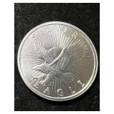HALF TROY OZ .999 FINE SILVER SUNSHINE MINTING ROUND