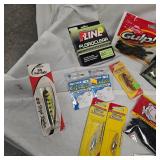 Large Lot of Booyah, P-Line,Gulp, Big Bite,Keitech