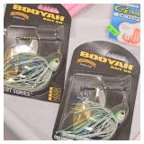 Lot of Booyah, Yamamoto, VMC, Big Bite, Gami,