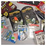 Large lot of Spider Wire, P-Line, Booyah, Zoom, Gami, Booyah, Terminator