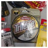 Large lot of Spider Wire, P-Line, Booyah, Zoom, Gami, Booyah, Terminator