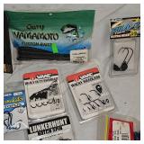 Large Lot of Yamamoto, Berkley, Spider Wire, Pumisher, Booyah, Owner