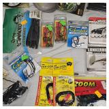 Large Lot of Yamamoto, Berkley, Spider Wire, Pumisher, Booyah, Owner