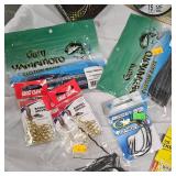 Large Lot of Yamamoto, Berkley, Spider Wire, Pumisher, Booyah, Owner