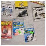 Large Lot of Tackle, Strike King, Booyah, Gami, Mustad, Yamamoto