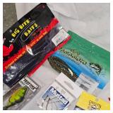 Large Lot of Tackle, Strike King, Booyah, Gami, Mustad, Yamamoto