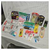 Large Lot of Tackle Spiderwire, VMC, Booyah, Freedom, Yamamoto