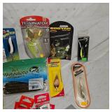 Large Lot of Tackle Spiderwire, VMC, Booyah, Freedom, Yamamoto
