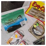 Huge Lot of Fishing Trilene, Zoom, StrikeKing, Gami, Yamamoto, Northland