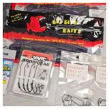 Lot of Tackle, Booyah, Big Bite, Zoom, Yamamoto, P-Line, VMC, Owner