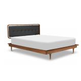 MB - Scandinavian Design Hendrick King Bed Frame - King Size Upholstered Headboard MB - Scandinavian Design Hendrick King Bed Frame - King Size Upholstered Headboard