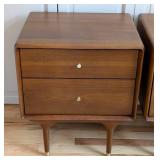 MB - Hendrick Teak Nightstands - Scandinavian Design, 2-Drawer Pair MB - Hendrick Teak Nightstands - Scandinavian Design, 2-Drawer Pair