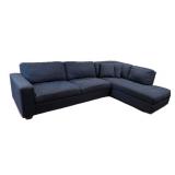 LL - Thomasville Navy Blue Sectional Sofa LL - Thomasville Navy Blue Sectional Sofa
