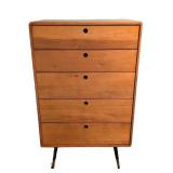 LL - Scandinavian Designs Lanson High Chest - 5-Drawer Dresser LL - Scandinavian Designs Lanson High Chest - 5-Drawer Dresser