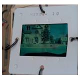 MB - Kodachrome Transparency Slide Shade Lamp with Glass Pyramid Base MB - Kodachrome Transparency Slide Shade Lamp with Glass Pyramid Base