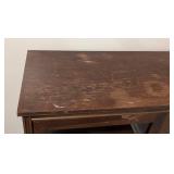 LL - Vintage Wood & Glass Display Cabinet LL - Vintage Wood & Glass Display Cabinet