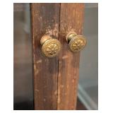 LL - Vintage Wood & Glass Display Cabinet LL - Vintage Wood & Glass Display Cabinet