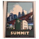 LL - Summit Brewing Company Framed Print Vintage Beer Ad Art LL - Summit Brewing Company Framed Print Vintage Beer Ad Art