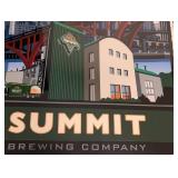 LL - Summit Brewing Company Framed Print Vintage Beer Ad Art LL - Summit Brewing Company Framed Print Vintage Beer Ad Art