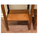 LL - Pair of Wood Side Tables with Drawers LL - Pair of Wood Side Tables with Drawers