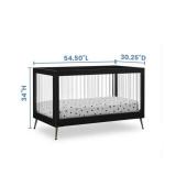 LL - Delta Children 4-in-1 Convertible Crib - Black LL - Delta Children 4-in-1 Convertible Crib - Black