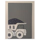 UL - Construction Vehicle Children's Canvas Prints - Set of 3 UL - Construction Vehicle Children's Canvas Prints - Set of 3