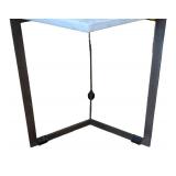 UL - West Elm 837232 Marble Hexagon Side Table UL - West Elm 837232 Marble Hexagon Side Table