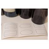 LL - Wash Brush Floss Flush Chalkboard Sign - Coconut Citrus Hand Soap - 4 Dark Glass Canisters LL - Wash Brush Floss Flush Chalkboard Sign - Coconut Citrus Hand Soap - 4 Dark Glass Canisters