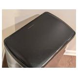 LL - Simplehuman Trash Can Pair - Stainless Steel & Small Black Pedal Bin LL - Simplehuman Trash Can Pair - Stainless Steel & Small Black Pedal Bin