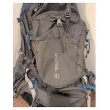LL - REI Crest Trail 70 Backpack - 70L, FreeFlow Comfort Back Panel, Grey LL - REI Crest Trail 70 Backpack - 70L, FreeFlow Comfort Back Panel, Grey